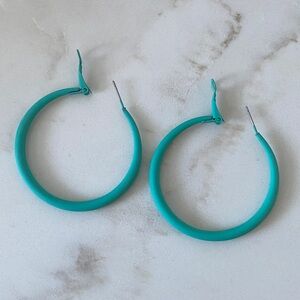 Turquoise Hoop Earrings